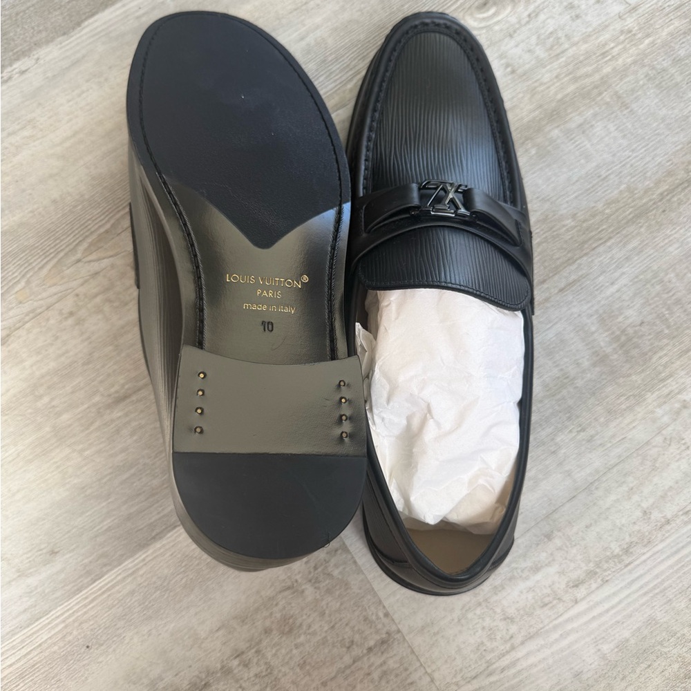 Louis Vuitton Black Men's Slip-On Loafers - Picture 2 of 6